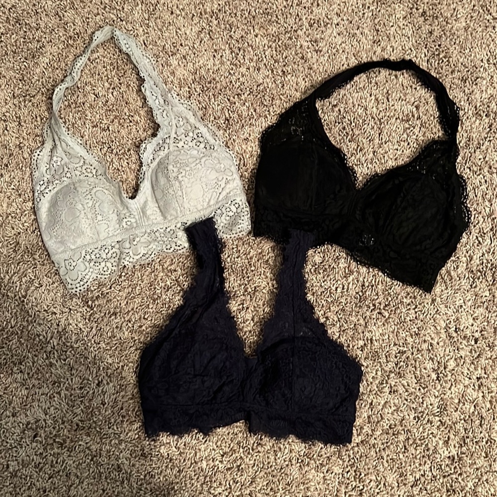 Bundle of 3 Aerie bralettes